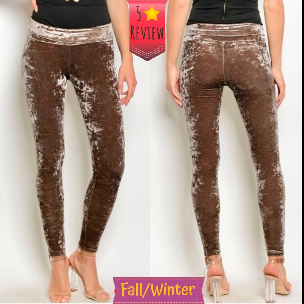 "Frankie" Crushed Velvet Leggings